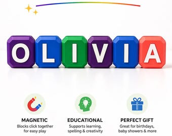 Magnetic Letter Blocks