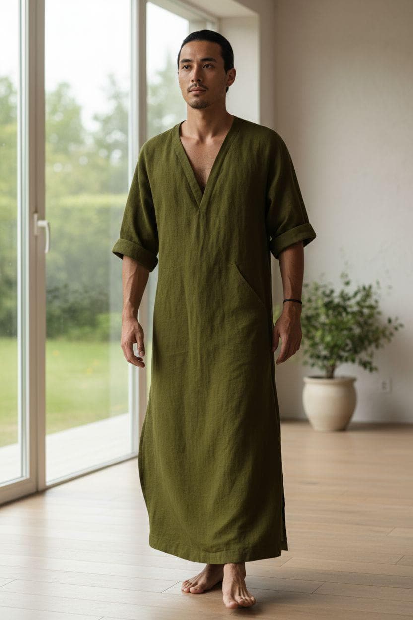 Linen Kaftans - Etsy Canada