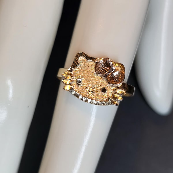 Hello Kittys Ring - Etsy