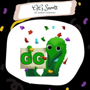 Animated Magic Twisty Worm - Squirmle - Snoot - Worm on a String emotes Chibi Emote - Cute Emote - Custom Emote - Discord Twitch Telegram