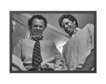 Lustiger Badezimmer gerahmter Druck, Step Brothers Film Toilettenszene - Badezimmer Humor Druck, Premium Qualitätsdruck, Filmplakat
