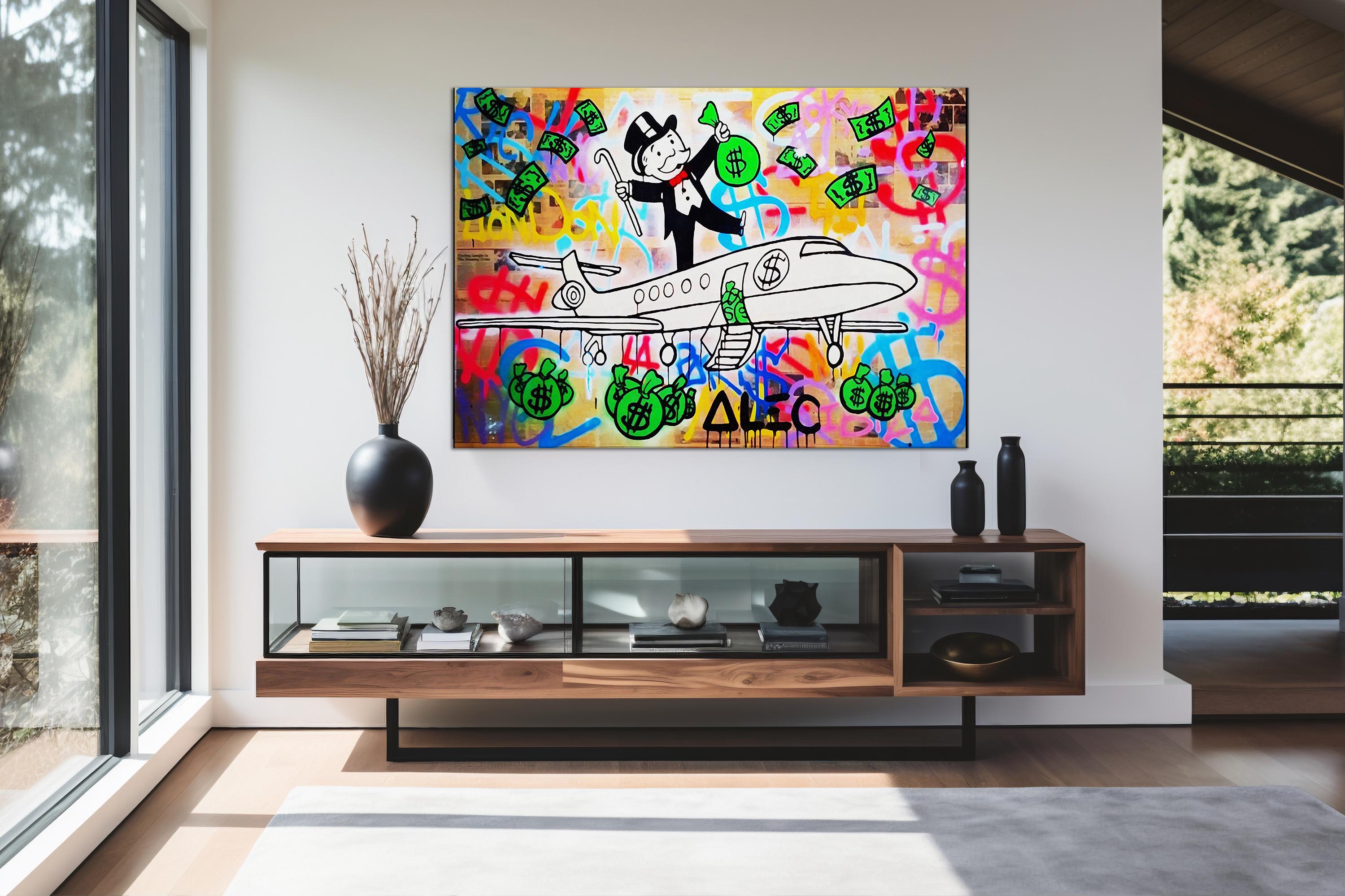 Alec Monopoly Pop Art Canvas Modern Street Art Canvas Paintings on the ...