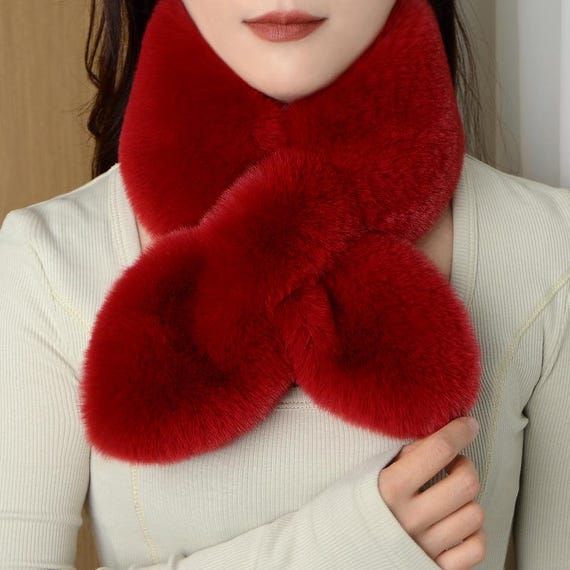 Écharpe Cache-cou Hiver En Fausse Fourrure épaisse Pour Femme - Châle Moelleux - Neuf Avec étiquettes
