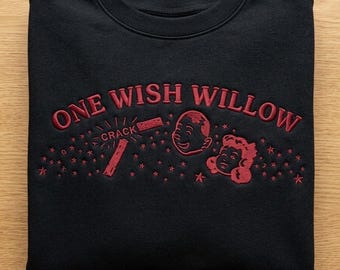 Embroidered Obsession Movie Shirt, One Wish Willow Shirt, Movie Merch, Horror Thriller Graphic Top, Fan Gift Tee Top