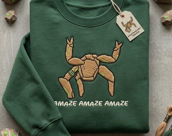 Embroidered Amaze Rocky Alien Shirt, Funny Sci-Fi Quote Space Graphic Tee, Project Hail Mary Inspired Design, Sci-Fi Gift