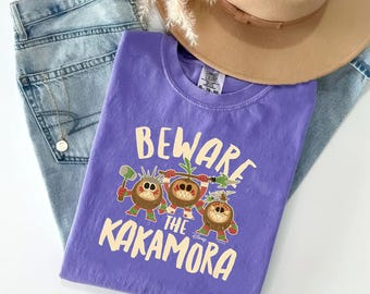 Vintage Disney Moana Beware The Kakamora Shirt, Kakamora Coconut Pirate T-Shirt, Moana Shirt, Disneyland Trip Family Matching Outfits