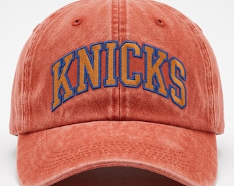 Embroidered Knicks Washed Cap, Playoff Gear