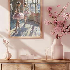 Ballerina Wall Art | Ballet Dancers Printable | Impressionist Art | Digital Download | Feminine Room Decor