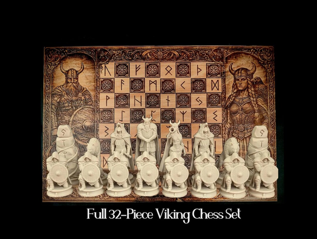 Wikinger Chess Viking Chess Set - Etsy