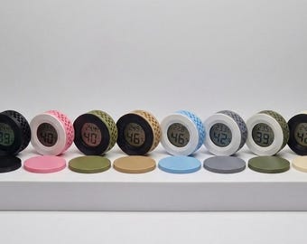 ¡Se acabaron las ventosas! Higrómetro magnético para cristal | Control climático preciso para reptiles, orquídeas y terrarios | Varios colores