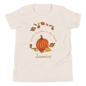Personalized Pumpkin Patch Shirt: Fall Kids Tee, Thanksgiving Outfit