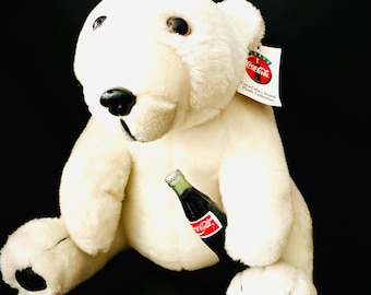 コカコーラ BRAND BEAR テディベア コカ・コーラ ぬいぐるみベア「ザ・コカ・コーラ・カンパニー」高さ8