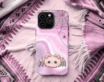 Jolie coque de portable araignée, Étuis de téléphone Halloween, Étui de portable violet, Halloween, Étui de téléphone araignée, Toile d'araignée, Étui de téléphone toile d'araignée, Araignée