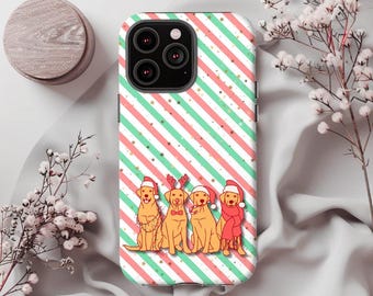 Christmas Dog Phone Case, Dog Phone Cases, Christmas Phone Case, Golden Retriever Phone Case, Christmas Phone Case, Dog Phone Cover, Iphone