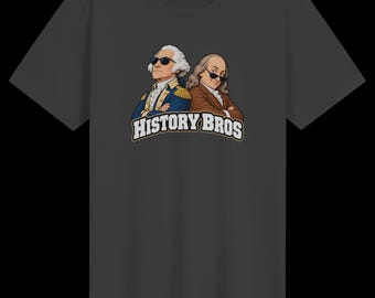 George Washington & Benjamin Franklin T-Shirt | Funny American History Shirt
