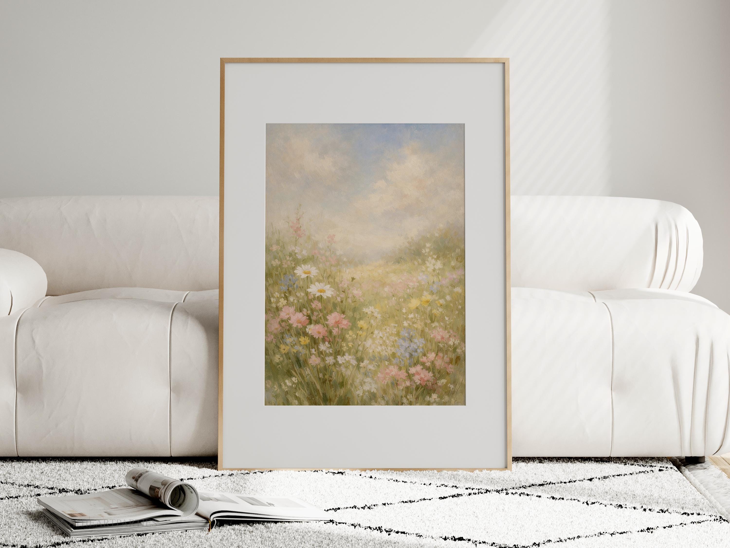 Spring Artist Print Spring Wildflower Art Print - Etsy