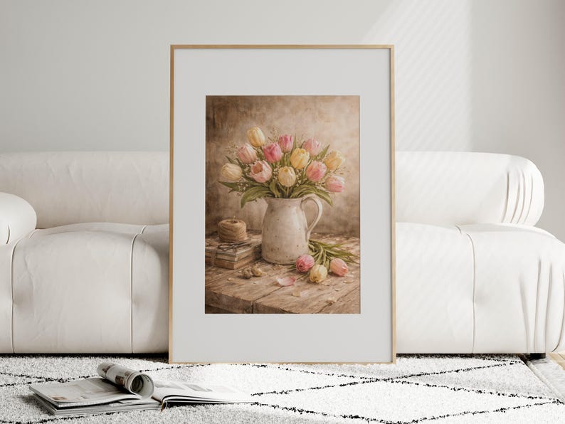 Spring Tulip Art Print - Etsy