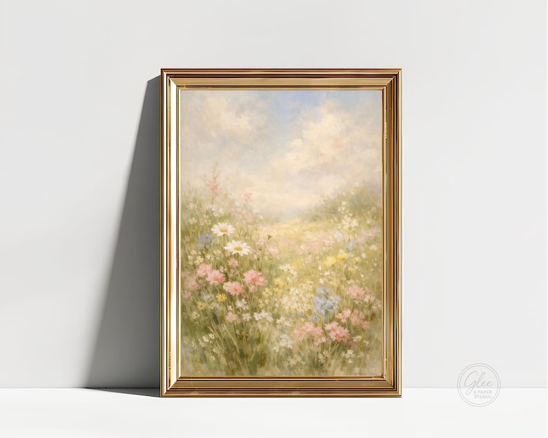 Spring Artist Print Spring Wildflower Art Print - Etsy