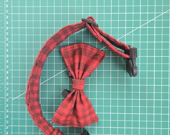 SOLD - custom dog collar and bowtie for a Regal Beagle