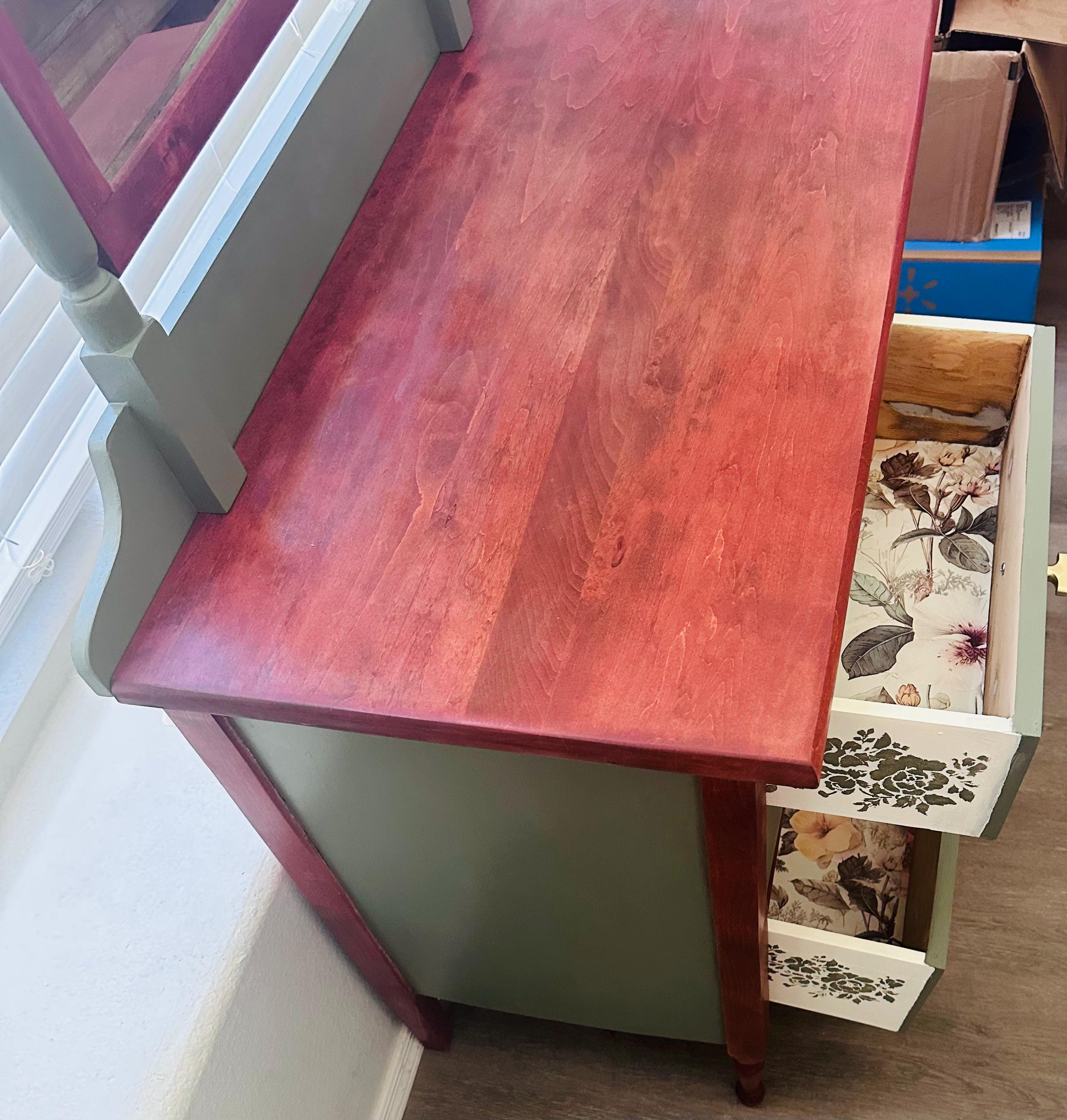 Refinished Vintage Dresser With Mirror (SOLD) - Etsy