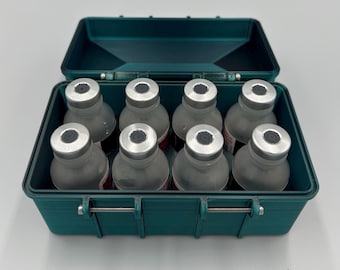 30ml Vial Storage Case | Hospira Bacteriostatic Water Storage | Holds 4-25  Vials