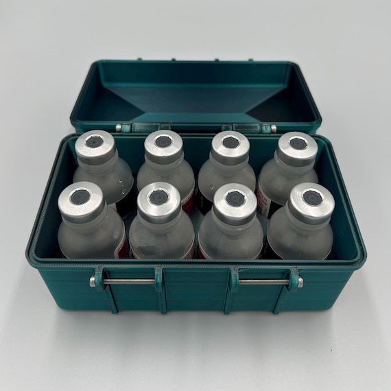 30ml Peptide Bac Water Hospira Vial Storage Box | 3D Printed Case for  Peptides & Research Vials