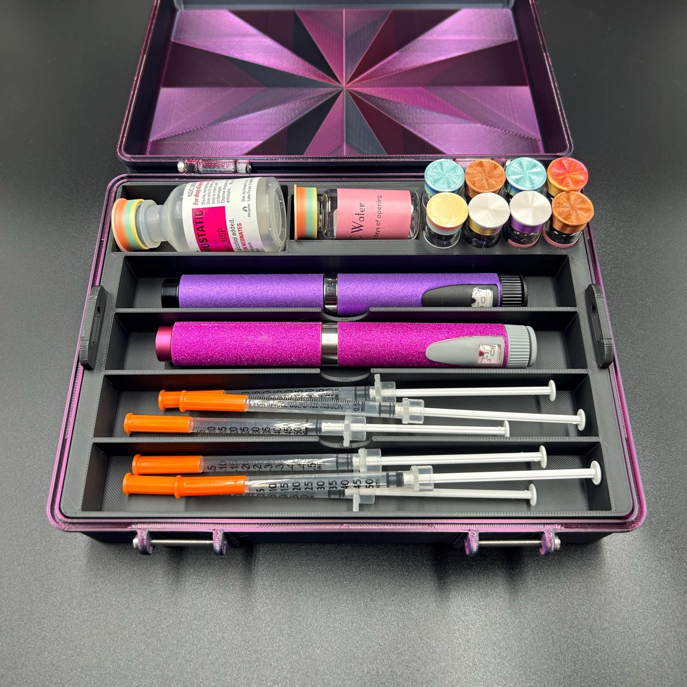 Peptide Storage Box for Hospira Bac Water | 10ml & 3ml Vials, 4