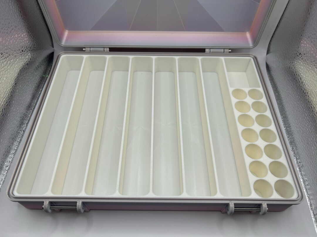 7 Slot Syringe Case With 14 3ml Vial Holder & Alcohol Pad Storage ...