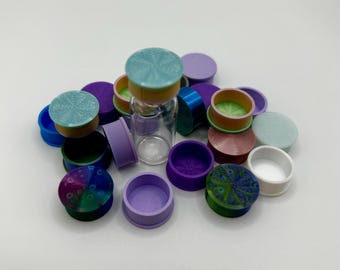 Colorful Vial Caps for 3ml, 10ml, 30ml Vials | Bac Water, Cartridge & Pen Caps | Variety Color Peptide Storage Accessories