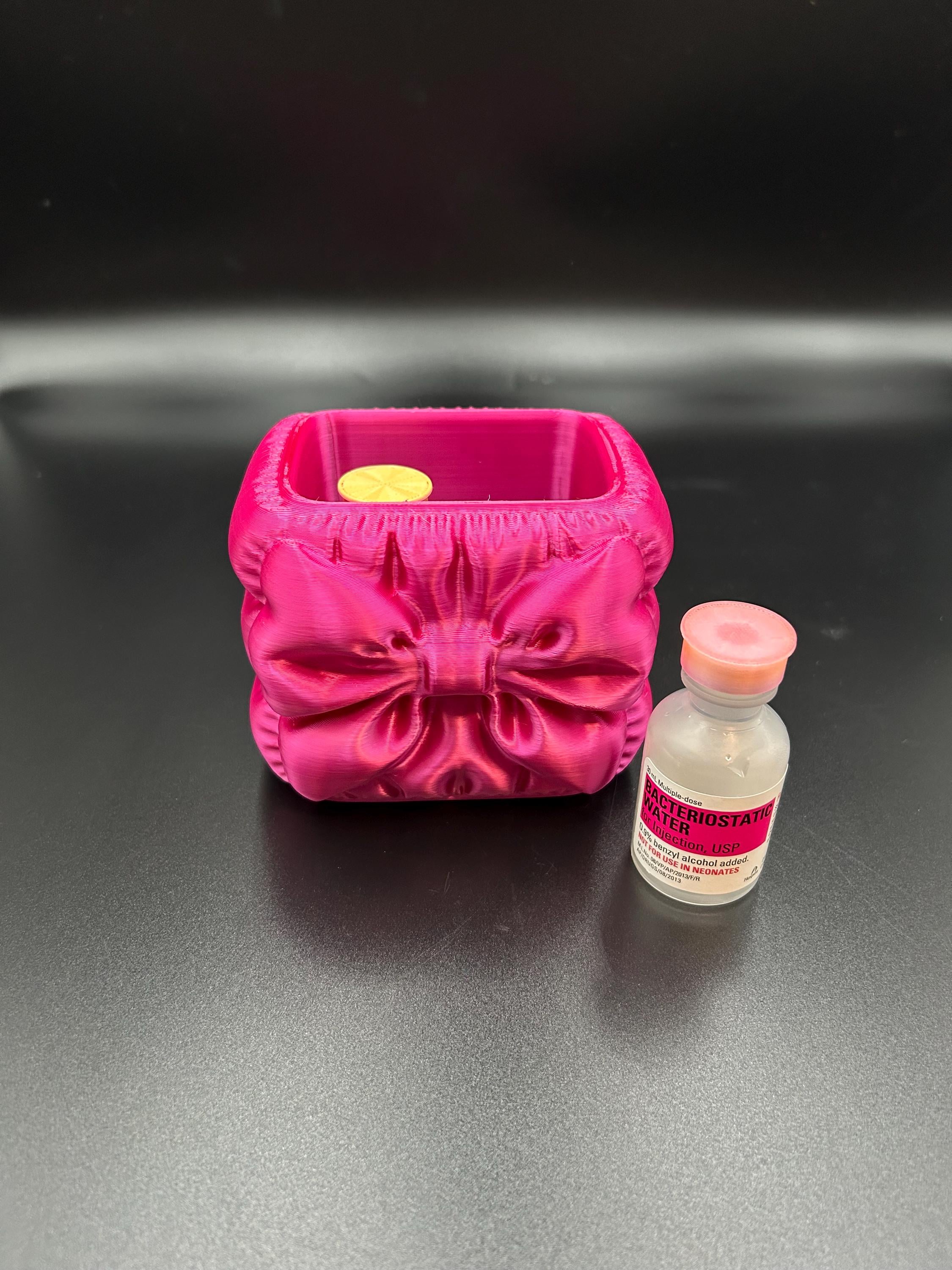 Bow Shaped BAC Water Storage Case | Holds 2 Hospira Vials