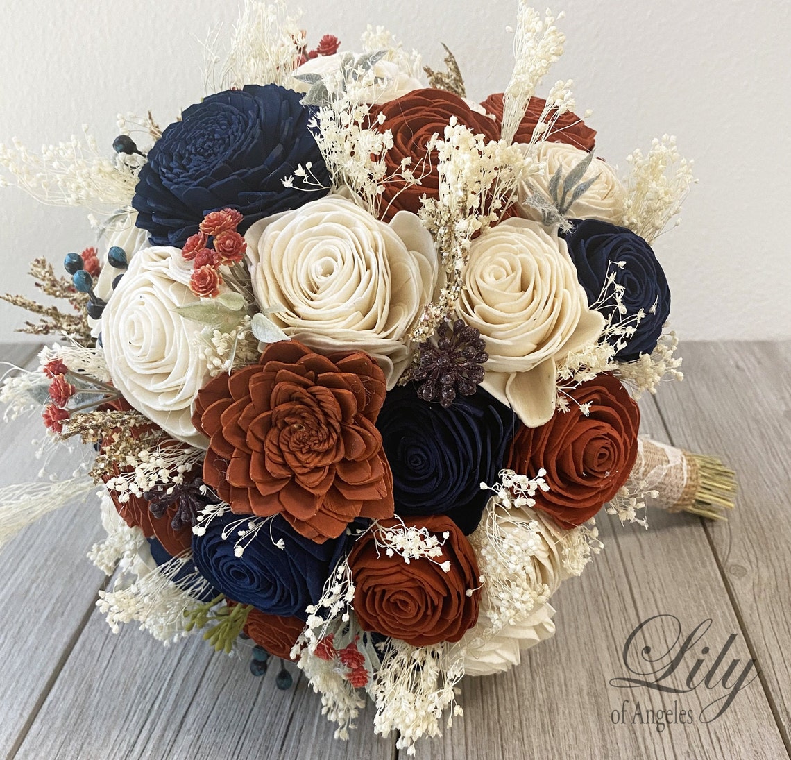 Wedding Bouquet Bridal Bouquet Sola Flower Wedding Flower image 1