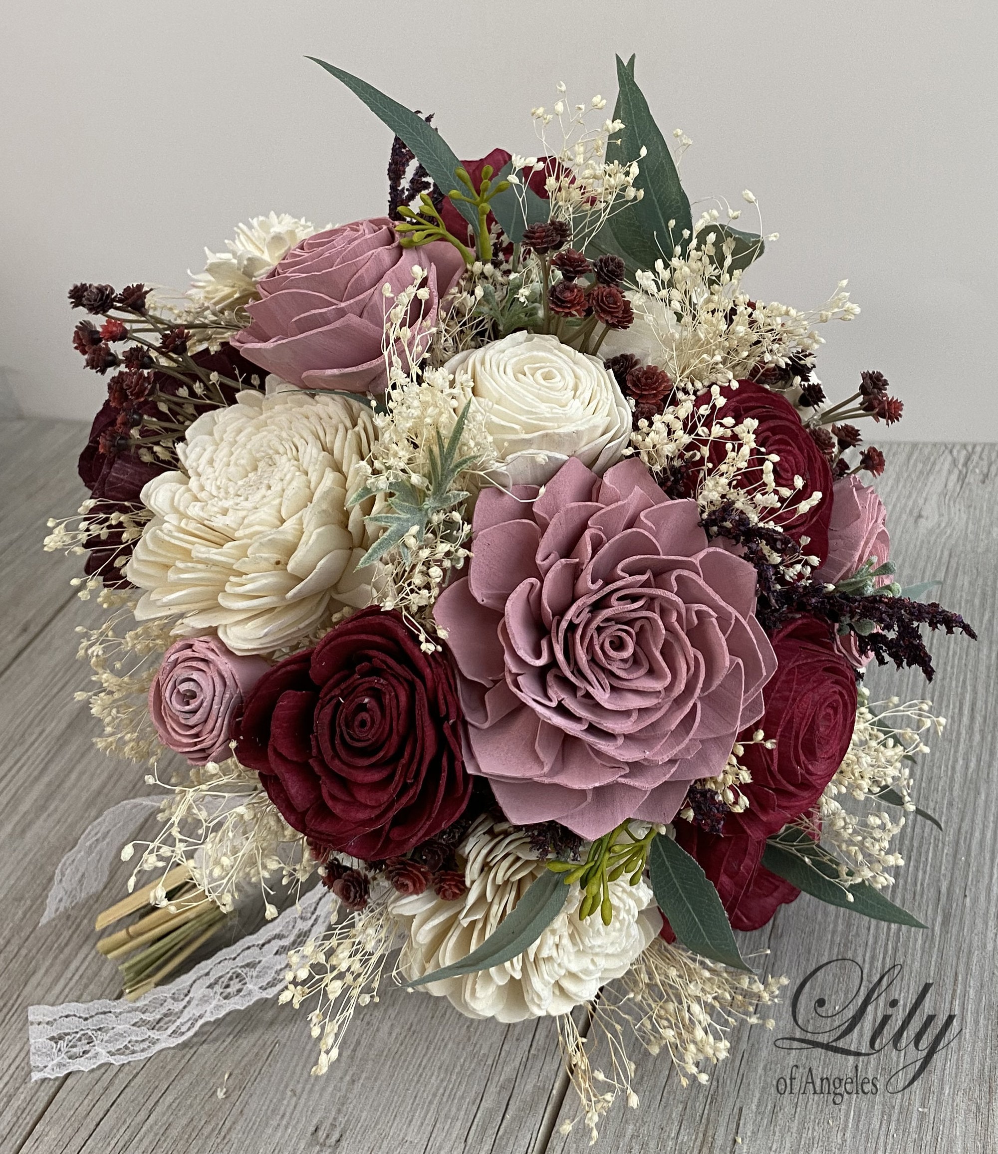 Wood outlet wedding flowers