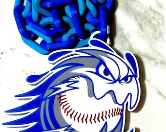 Custom Designed 3D Printed Hype Chain Oversized Sports Fan MVP Award Drip Chain