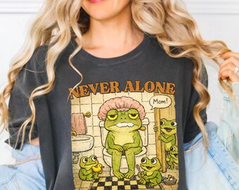 Frog and Toad Mom Shirt, Motherhood Humor Tee, Gift for Wife, Mom Life T-shirt