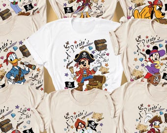Disney Pirate Family Shirt, Adventureland Matching Tee, Caribbean Crew