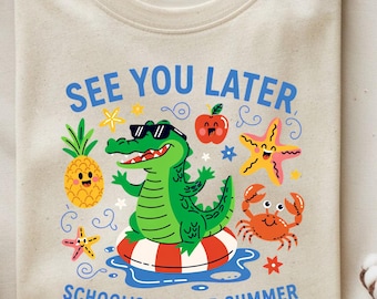 Last Day of School Shirt, Teacher Student Matching Tee, Kids Summer Break T-shirt