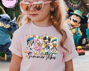 Disneyland Summer Shirt, Family Trip Matching T-shirt, Summer Vibes Graphic Tee