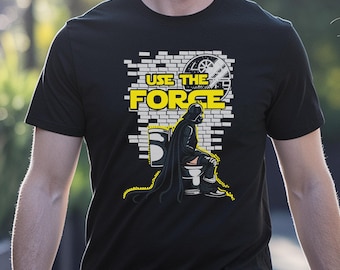Funny Star Wars Shirt, Use The Force Graphic Tee, Darth Vader Meme Gift