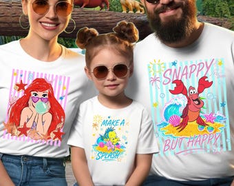 Disney Character Collection Shirt, Summer Vacation Tee, Family Cruise Trip Outfit