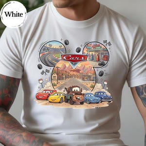 Disney Cars Family Trip Shirt, Lightning McQueen Mater Tee, Cars Land Vacation Tee imagem 12