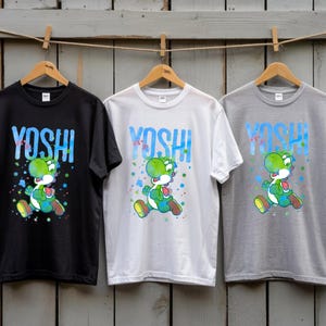The Super Mario Galaxy Movie T-Shirt, Yoshi Shirt, Mario Friends Tee image 3