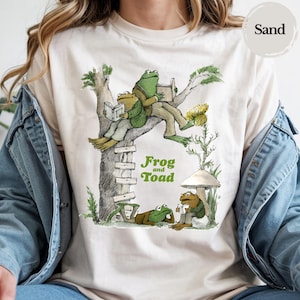 Frog and Toad Book Lover Gift, Reading Teacher Tee, Literary Shirt