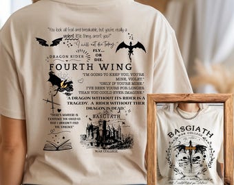 Fantasy Book Lover Tee, 2 Sides Comfort Colors Tee