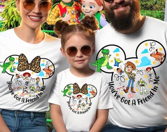 Camiseta a juego para mejores amigas, camiseta Disney para madre e hija, tienes una amiga en mí.