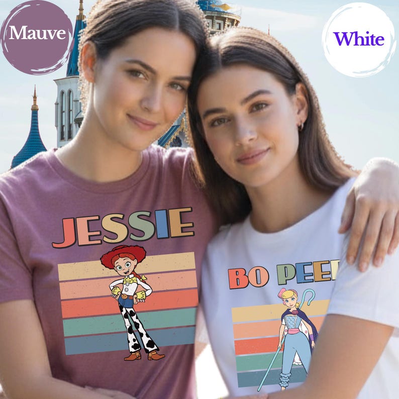 Vintage Toy Story Character Shirt, Disney Family Tee, Woody Buzz Jessie Rex Forky Hamm image 3