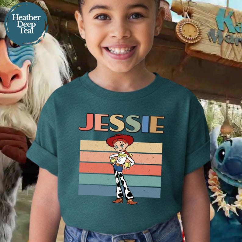 Vintage Toy Story Character Shirt, Disney Family Tee, Woody Buzz Jessie Rex Forky Hamm image 9