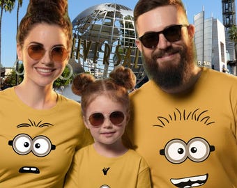 Universal Studios Family Shirt, Minion Matching Outfit, Vacation Crew Tee