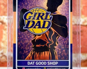 Custom Girl Dad Hat Pin  - Gift for a Girl Dad, New Dad Gift, New Dad Hat Blip, Father’s Day Gift