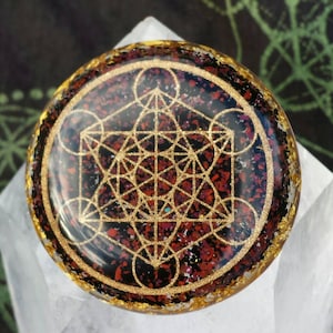 Metatron Cube Orgone Pendant image 1