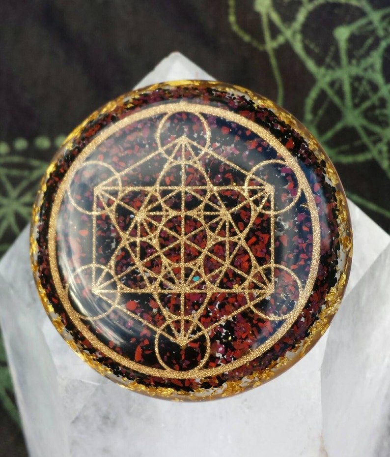 Metatron Cube Orgone Pendant image 1